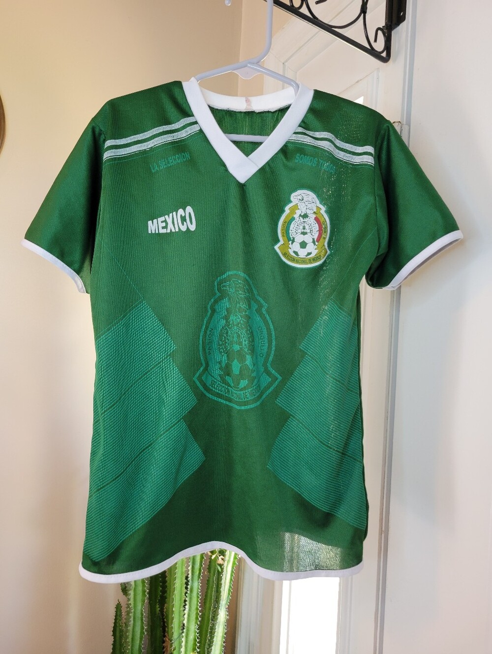 Mexico National Soccer Team Green V-neck Kids Jersey, Size 5T FIFA World Cup